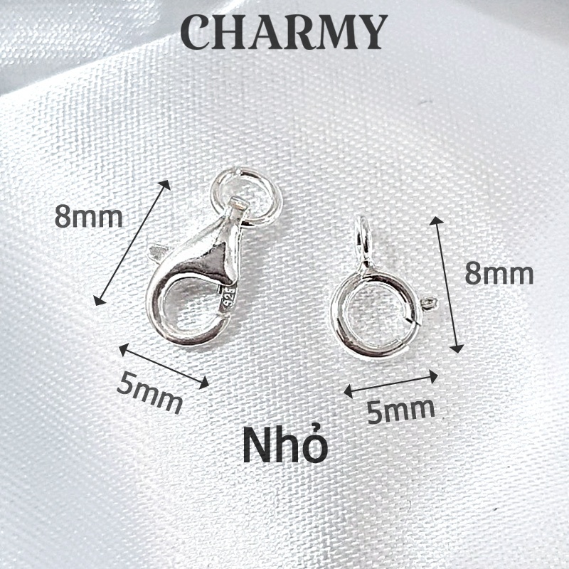 Móc khóa vòng, Bạc 925 - C219 CHARMY