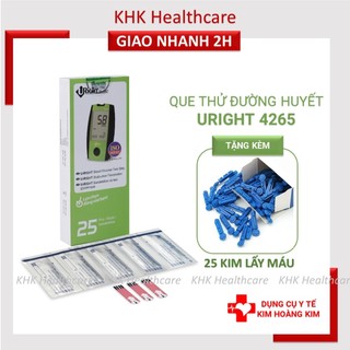 Que thử đường huyết uright td-4267 dùng cho cả máy uright td-4265 và ủight td-4267