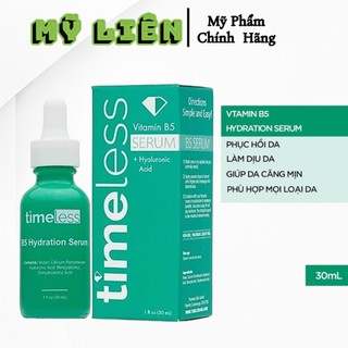 Chính hãng - tinh chất phục hồi dưỡng ẩm timeless b5 hydration serum 30ml