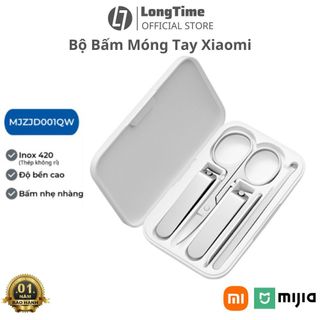 Bộ bấm móng tay Xiaomi Mijia cao cấp 5 món thép không gỉ - dụng cụ kìm cắt chăm sóc móng mini đa năng inox Longtime