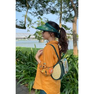 Mũ cỏ bàng nửa đầu MARIES Visor