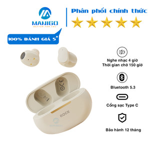 Tai nghe bluetooth không dây nhét tai Rockspace EB900 TWS giảm tiếng ồn bảo hành 12 tháng