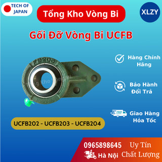 Gối đỡ ucfb202 ucfb203 ucfb204 gối đỡ vòng bi ucfb - gối đỡ bạc đạn xlzy - vongbibacdantongkho