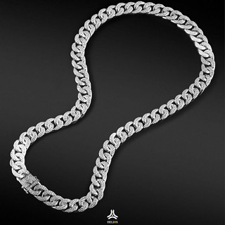  Dây Chuyền Bạc S925 Cuban Twinkle Helios Silver Original 