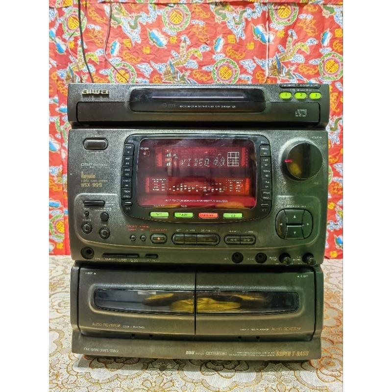 Cục dàn radio/cassette AIWA CX-N999HR/ĐIỆN 220V/KHÔNG LOA ĐI KÈM