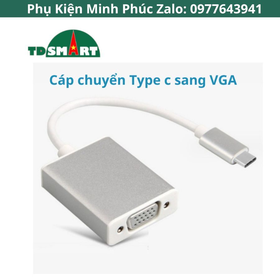 Cáp chuyển đổi Type C sang Vga