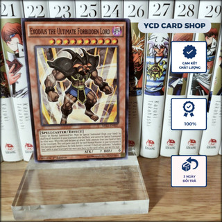 Thẻ bài yugioh chính hãng Exodius The Ultimate Forbidden Lord – Common