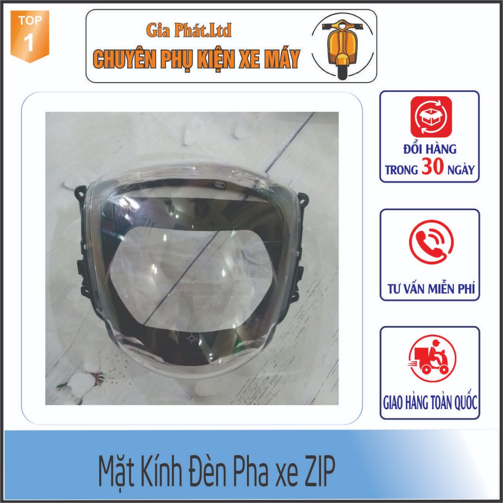 Mặt Kính đèn pha Xe ZIP - 1017