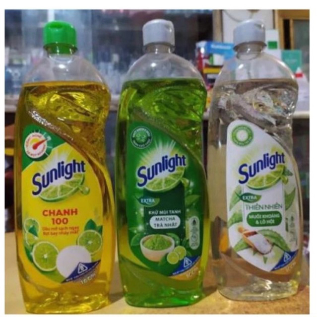 Nước rửa chén Sunlight chai 750gr
