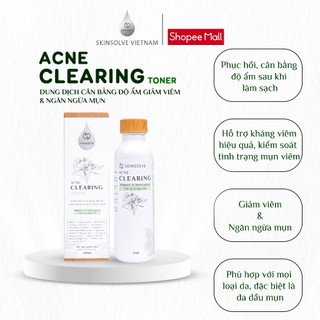  Dung Dịch Cân Bằng Độ Ẩm Giảm Viêm Ngừa Mụn Từ Diếp Cá & Ngải Cứu 120ml - Acne Clearing Toner 