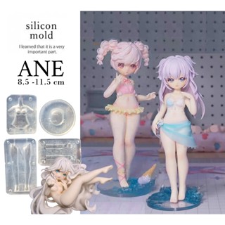 ANE khuôn silicone resin casting nặn tạo hình búp bê tượng chibi figure đất sét trang trí bánh fondant