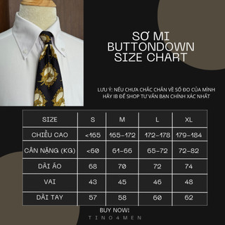 [Sơ mi] Áo sơ mi cổ Button-Down chất liệu Bamboo Nano cao cấp