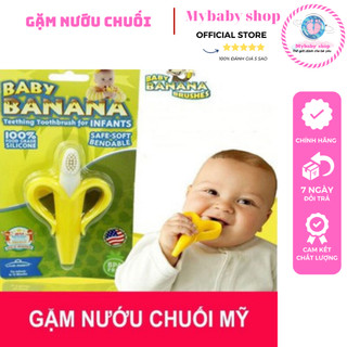 Gặm nướu chuối. Gặm nướu cho bé. Gặm chuối.