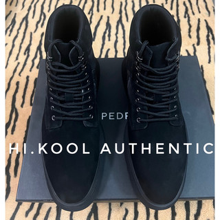 Giày boots da nam MÀU ĐEN Pedro authentic size 41