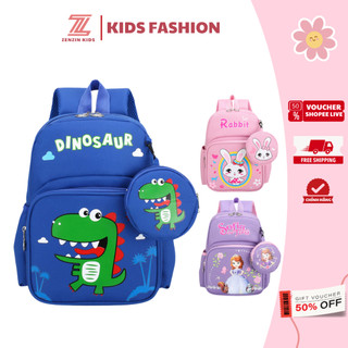 Balo mầm non dễ thương cho bé trai và bé gái ZENZIN KIDS đi học từ 1-5 tuổi, cặp mẫu giáo cho bé đựng vừa sách vở