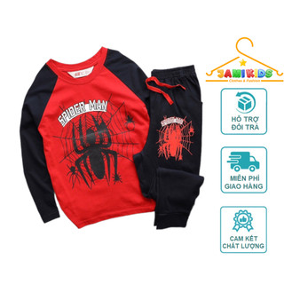 Bộ quần áo dài tay bé trai JAMIKIDS chất cotton cao cấp mềm mát 13-27kg