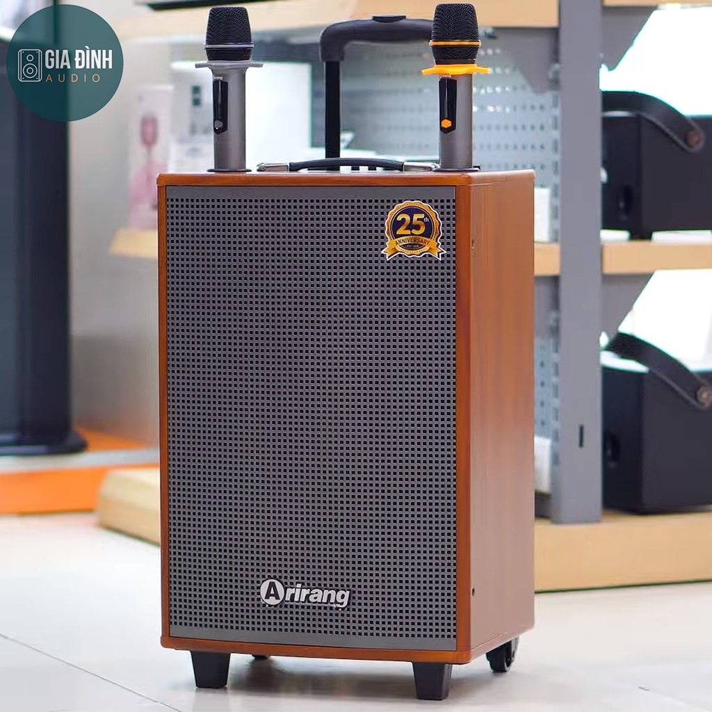 Loa kéo mini Arirang MKS2, Bass 30, Công suất PMPO 320W - Chính Hãng