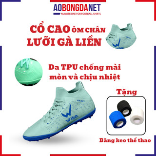 Giày Đá Bóng Wika Galaxy Light Chính Hãng, Giày Bóng Đá Wika Thiết Kế Cổ Cao Ôm Chân Khâu Toàn Bộ Đế