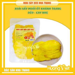 Xoài sấy dẻo nguyên miếng túi zip 200g, xoài sấy muối ớt, vị ngọt tự nhiên thơm ngon mềm dẻo, đặc sản xoài sấy Nha Trang