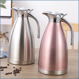 Bình đựng nước inox 2 lít pha trà cafe, bình giữ nhiệt hình mỏ vịt( giao màu ngẫu nhiên )