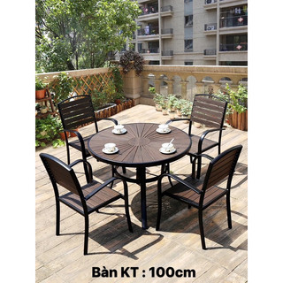 Bàn ghế sân vườn, bàn ghế ngoài trời, bàn ghế polywood