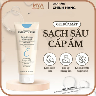 Sữa rửa mặt thuần chay embryolisse foaming cream-milk 200ml