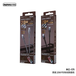 Cáp sạc nhanh remax 20w pd type c to l rc-171cl truyền dữ liệu siêu nhanh cho i.p