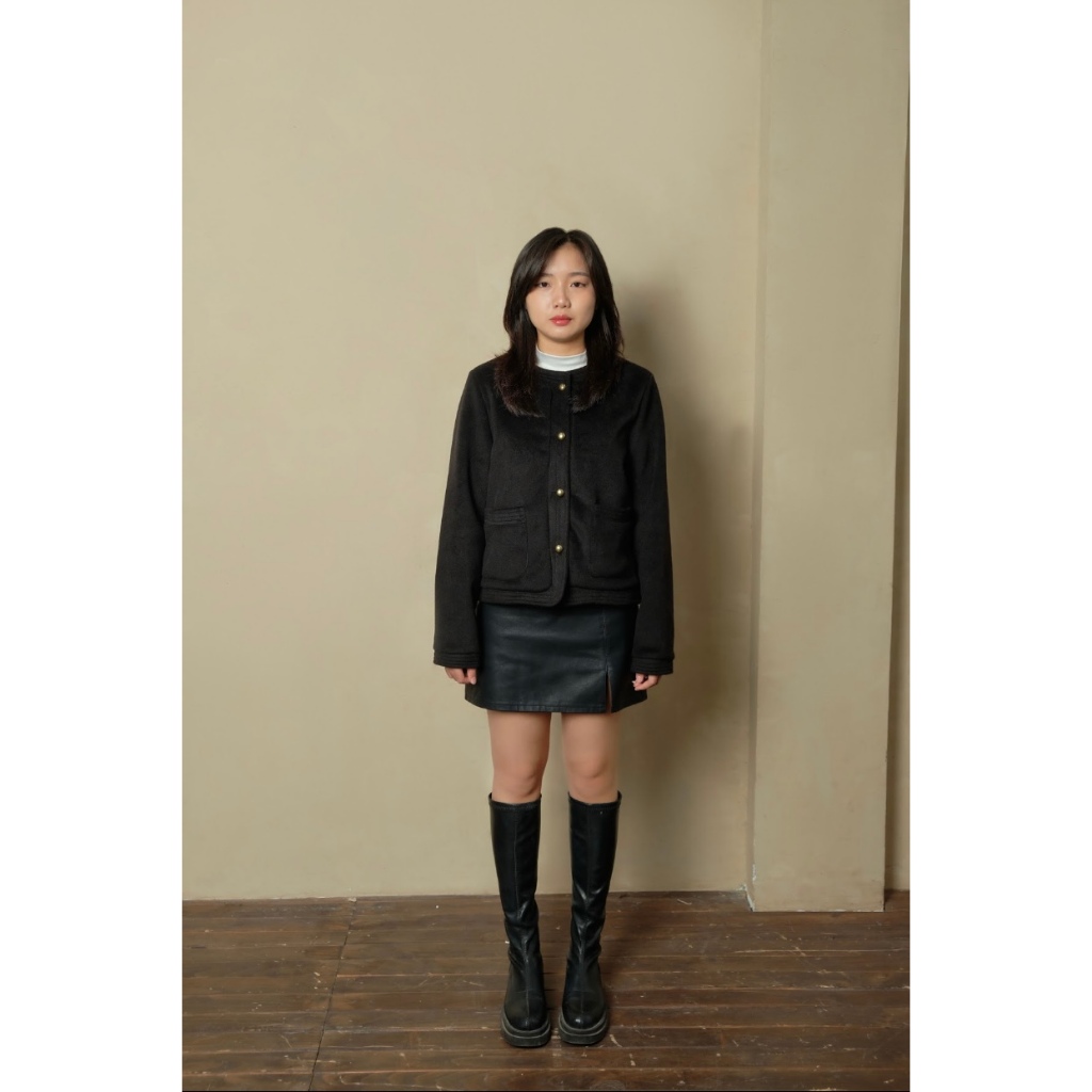 Áo Blazer đen dạ nhung MUSE BLAZER