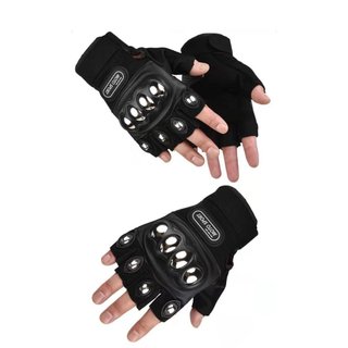 Găng tay gù thép Moto sport hở ngón