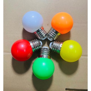 Bóng đèn trái chanh nhiều màu 1w đuôi E27