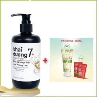   Mua 1 Tặng 1  Dầu Gội Thái Dương 7 Plus 250ml  gội xả 2 trong 1 loại bỏ gàu chống rụng tóc Sao Thái Dương 