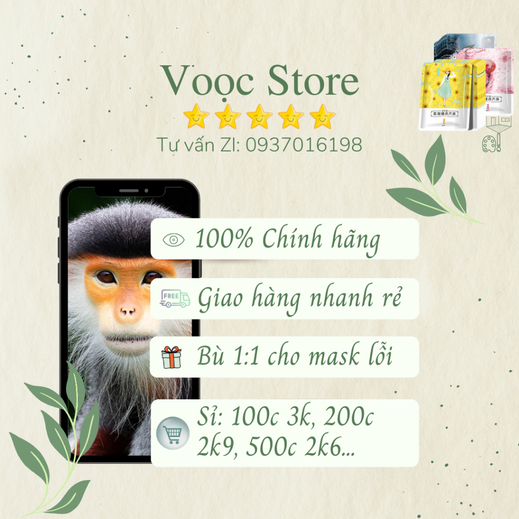 Combo 70 Mặt Nạ Mắt Nóng Thư Giãn Combo Mix Nhiều Mẫu