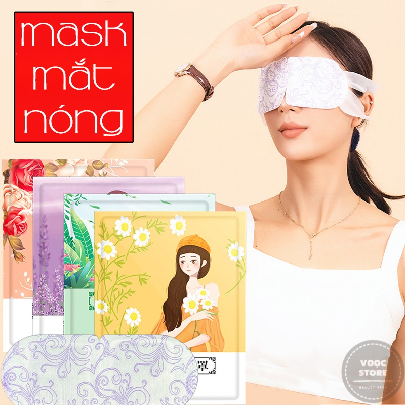 Combo 70 Mặt Nạ Mắt Nóng Thư Giãn Combo Mix Nhiều Mẫu