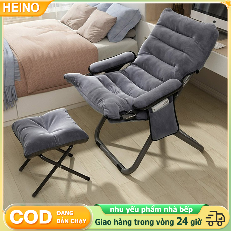 【gác chân có bao gồm】Ghế sofa thư giãn gấp gọn ghế nằm đa năng đọc sách gia đình,ghế kê chân kết hợp ,ghế decor phòng