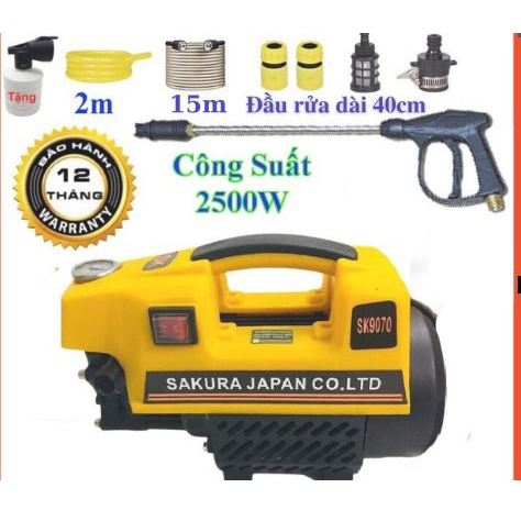 Máy rửa xe sakura japan 2500w