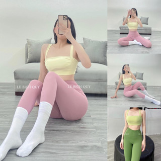 Đồ tập gym ,yoga thể thao nữ Lulu Áo Bra quai dây bản chuẩn xịn(có sẵn)phiên bản hè 2024