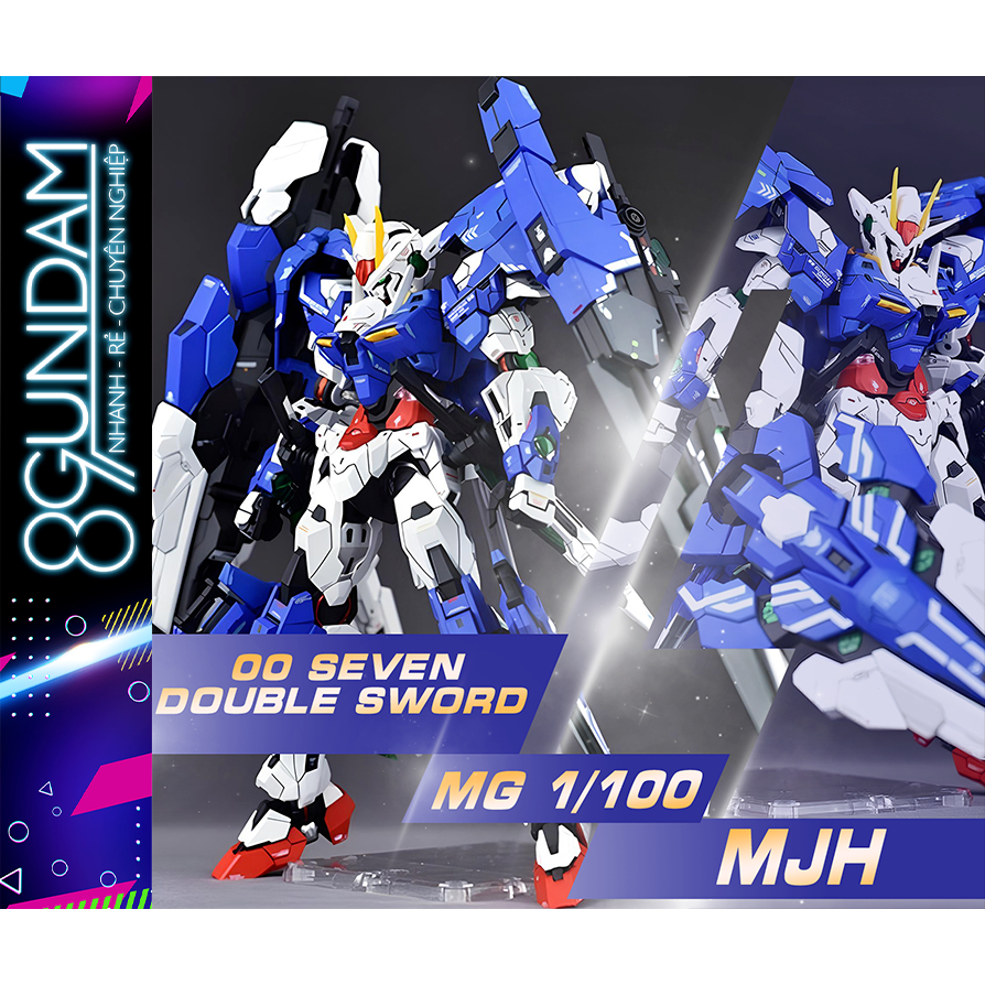 Mô Hình Lắp Ráp MG 00 Seven Sword [Bản x2 Sword x2 Gun]