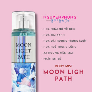 Xịt thơm body mist Moonlight Path - Bath And Body Works 236ML