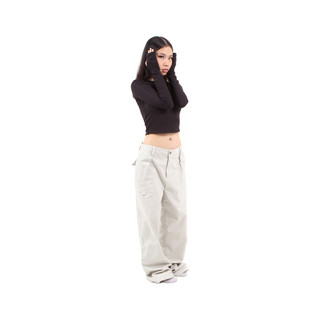 Áo croptop dài tay NĐG? FREDOM | NĐG? heat-keep áo dài tay xỏ ngón