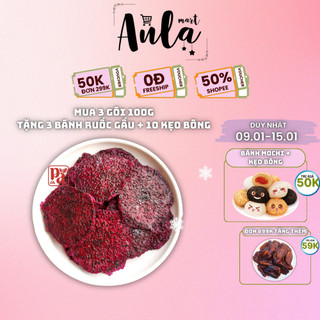 Thanh long sấy dẻo Phú An 100g ăn vặt ngon, ăn kiêng healthy food làm quà tặng, quà biếu Tết