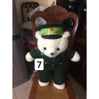 Gấu bông bộ đội dễ thương