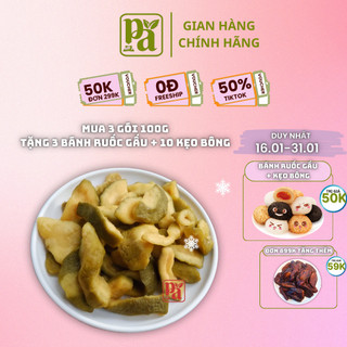 Ổi sấy dẻo Phú An gói 100g món ăn vặt ngon, mứt chanh dây sấy ngon lạ miệng quà Tết 2024