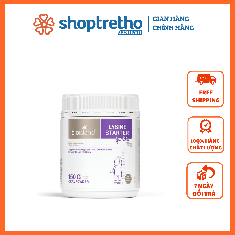 Bột tăng chiều cao Bio Island Lysine Starter (150g)