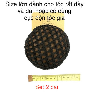 Lưới búi tóc màu đen ROSES Hair Accessories