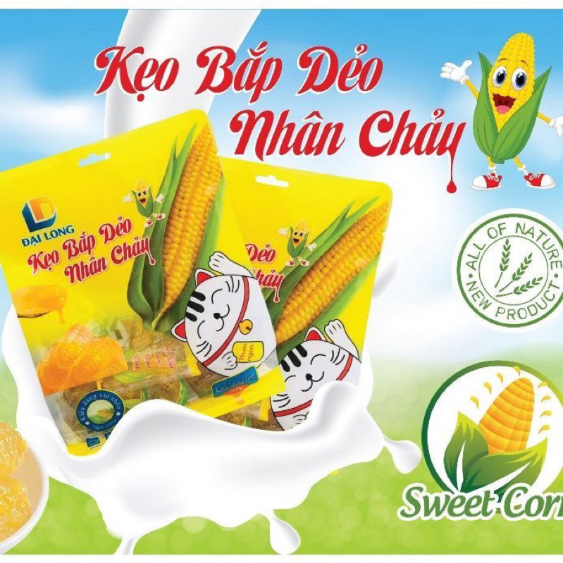 Kẹo Bắp Dẻo Nhân Chảy Đại Long