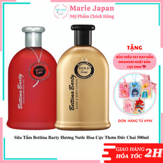 Sữa tắm Bettina Barty Hương Nước Hoa Cực Thơm Đức Chai 500ml