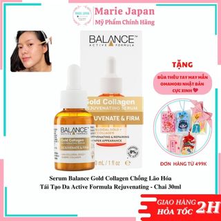 Serum Balance Gold Collagen Chống Lão Hóa  Tái Tạo Da Active Formula Rejuvenating -  Chai 30ml