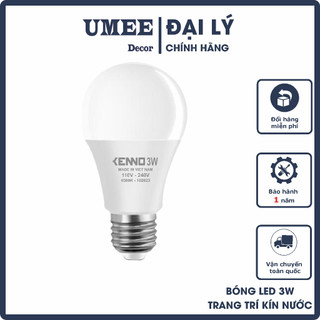 Bóng bulb tròn kín nước 3w , bóng trang trí chống nước ngoài trời