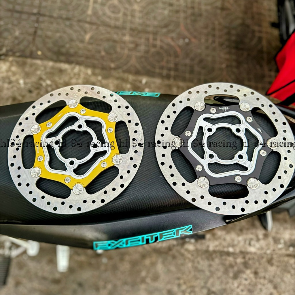 Đĩa rembo over size 267mm 6 khoen inox 304 hàng A100