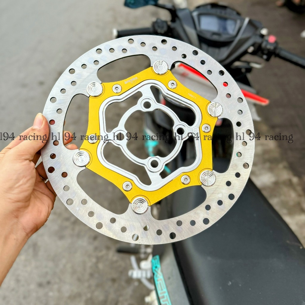 Đĩa rembo over size 267mm 6 khoen inox 304 hàng A100